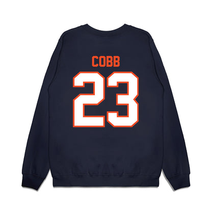 Auburn - NCAA Football : Jeremiah Cobb - Vintage Helmet Premium Crewneck Sweatshirt-1