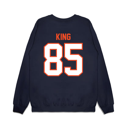 Auburn - NCAA Football : Cam'Ron King - Vintage Helmet Premium Crewneck Sweatshirt-1