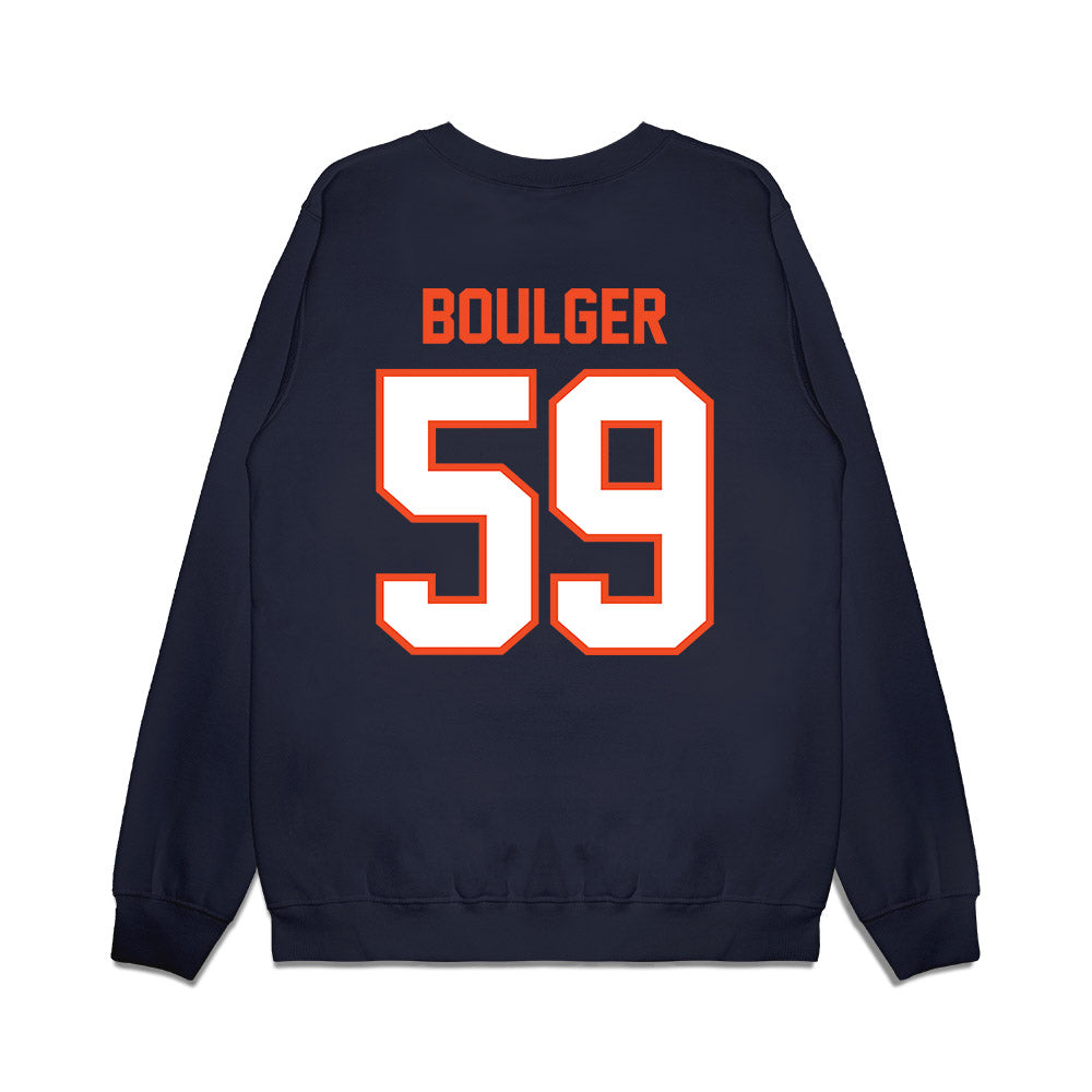 Auburn - NCAA Football : Isaac Boulger - Vintage Helmet Premium Crewneck Sweatshirt-1