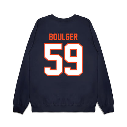 Auburn - NCAA Football : Isaac Boulger - Vintage Helmet Premium Crewneck Sweatshirt-1