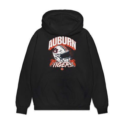 Auburn - NCAA Football : Malcolm Simmons - Vintage Helmet Premium Hooded Sweatshirt-0