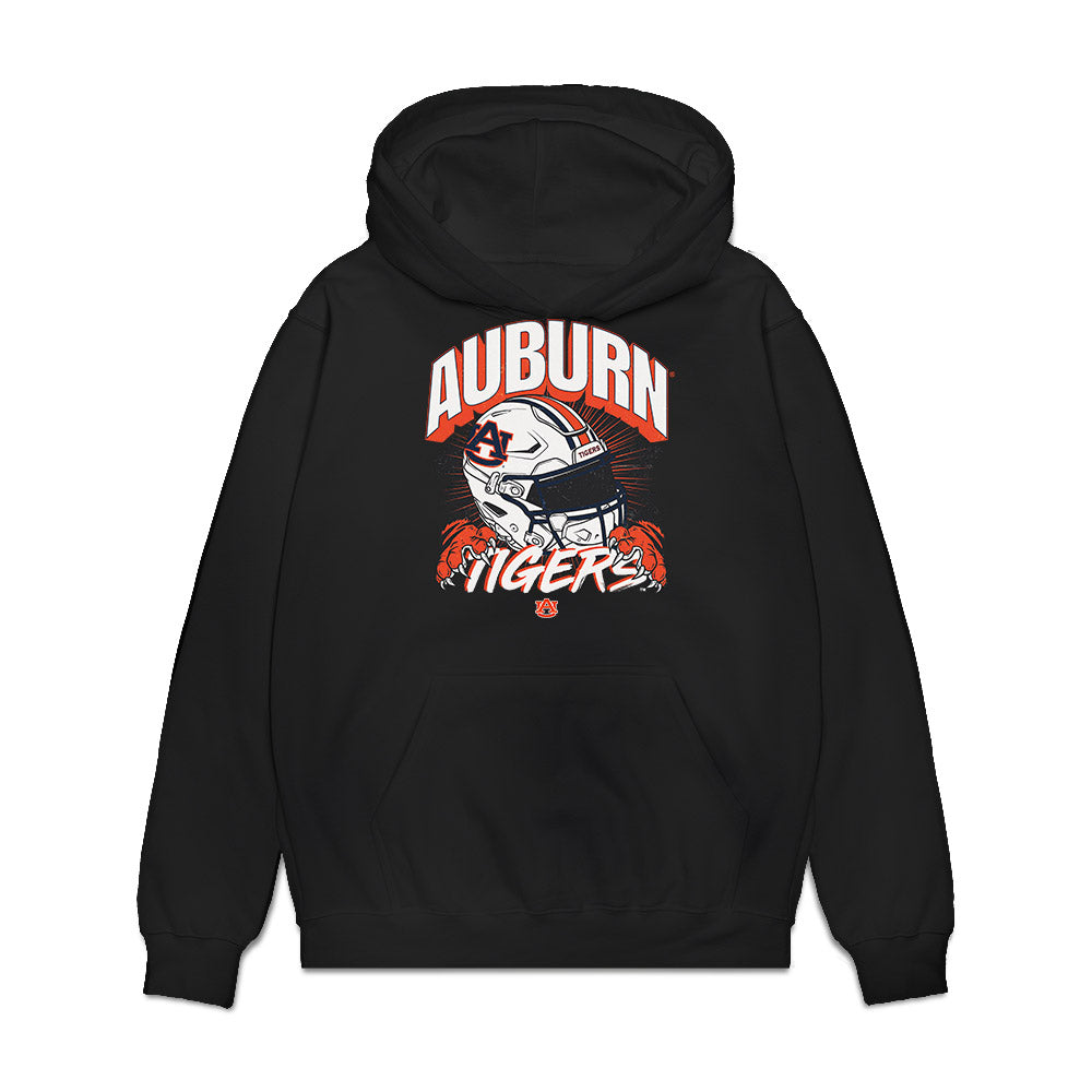Auburn - NCAA Football : Kensley Louidor Faustin - Vintage Helmet Premium Hooded Sweatshirt-0