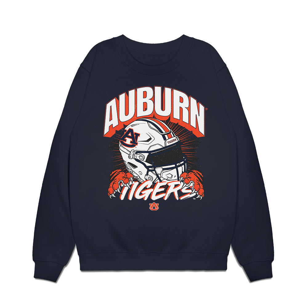 Auburn - NCAA Football : Dallas Walker - Vintage Helmet Premium Crewneck Sweatshirt-0