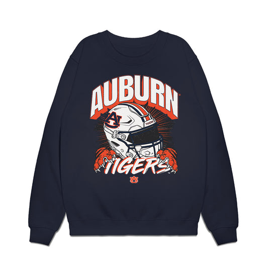 Auburn - NCAA Football : Brandon Frazier - Vintage Helmet Premium Crewneck Sweatshirt-0