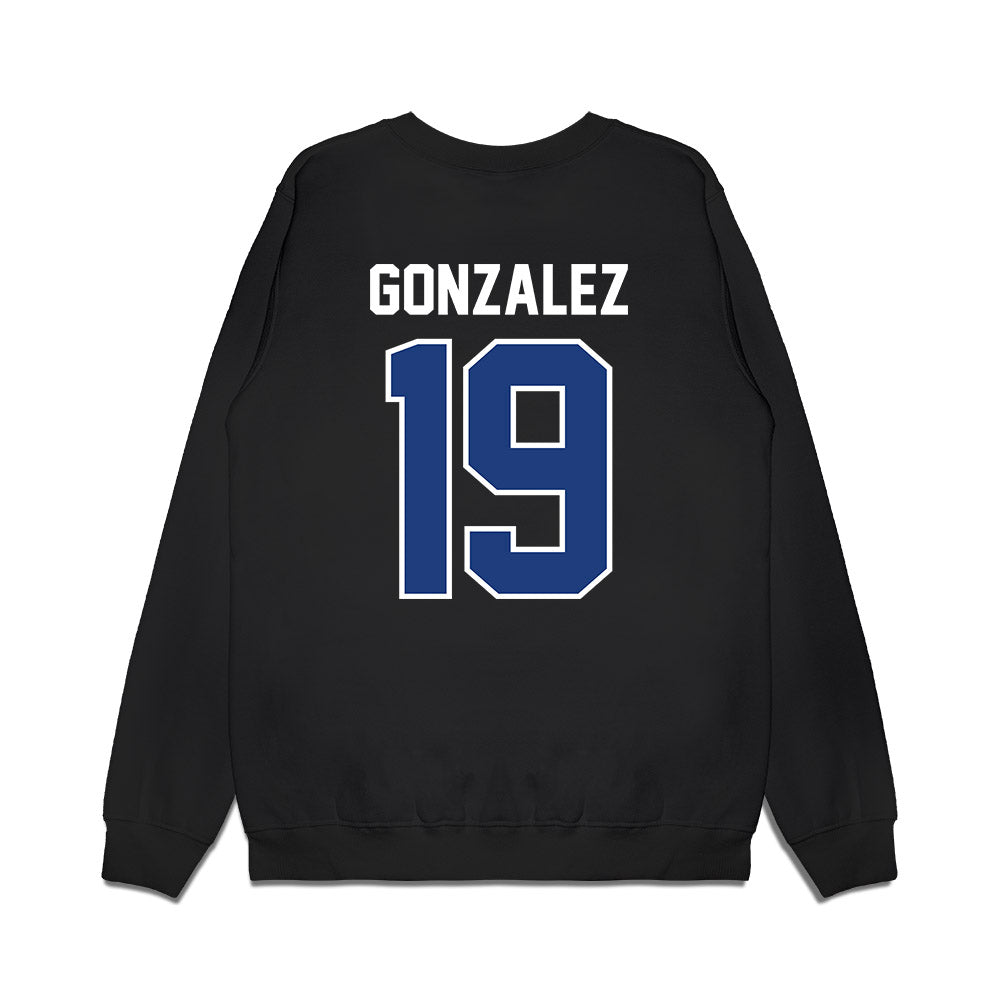 Florida - NCAA Football : Alex Gonzalez - Vintage Helmet Premium Crewneck Sweatshirt-1
