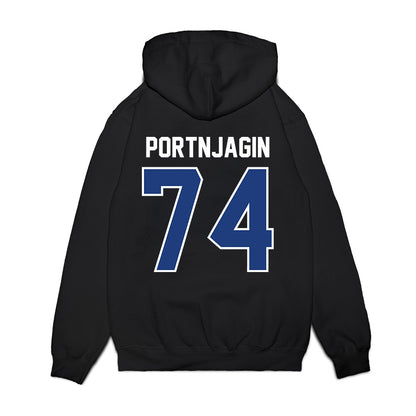 Florida - NCAA Football : Noel Portnjagin - Vintage Helmet Premium Hooded Sweatshirt-1