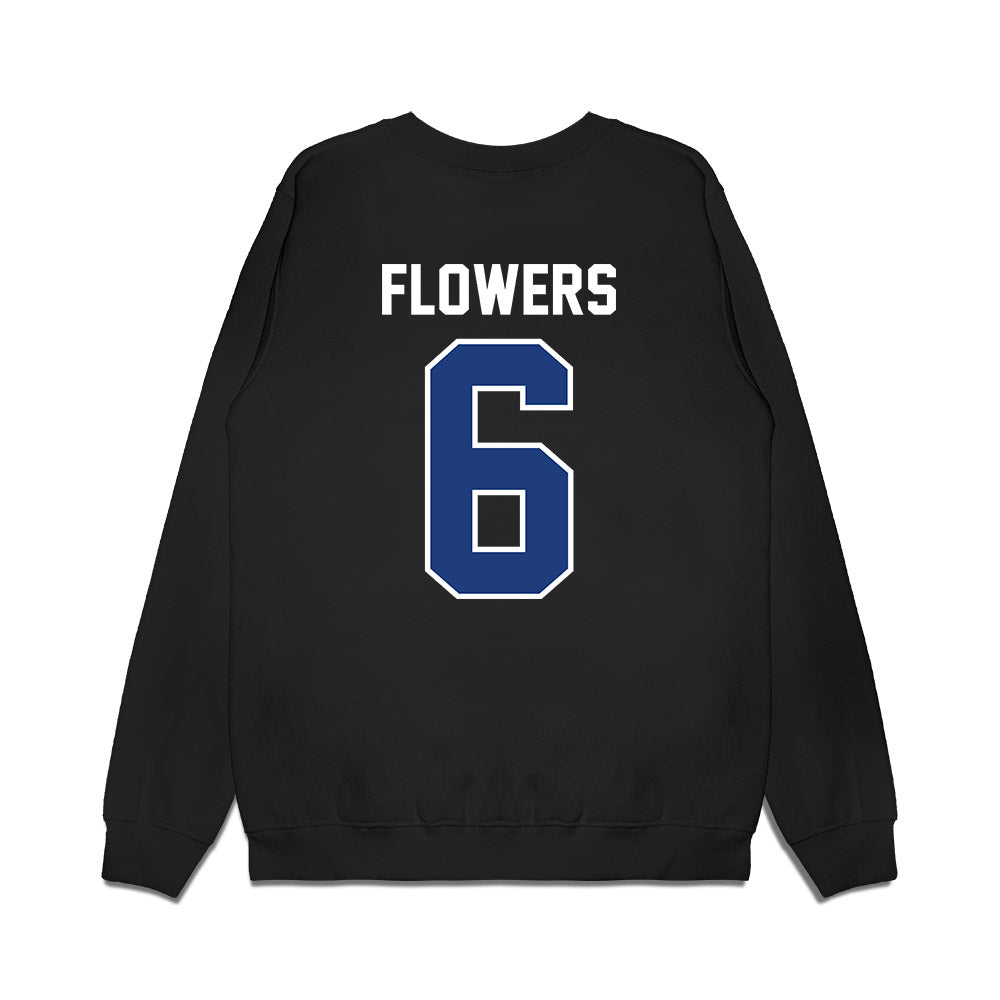 Florida - NCAA Football : J'Vari Flowers - Vintage Helmet Premium Crewneck Sweatshirt-1
