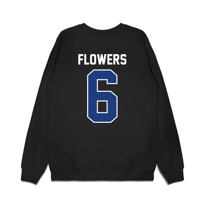 Florida - NCAA Football : J'Vari Flowers - Vintage Helmet Premium Crewneck Sweatshirt-1