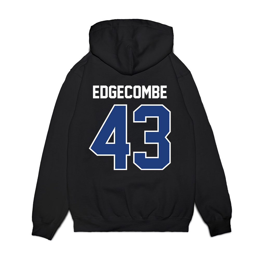 Florida - NCAA Football : Jaden Edgecombe - Vintage Helmet Premium Hooded Sweatshirt-1