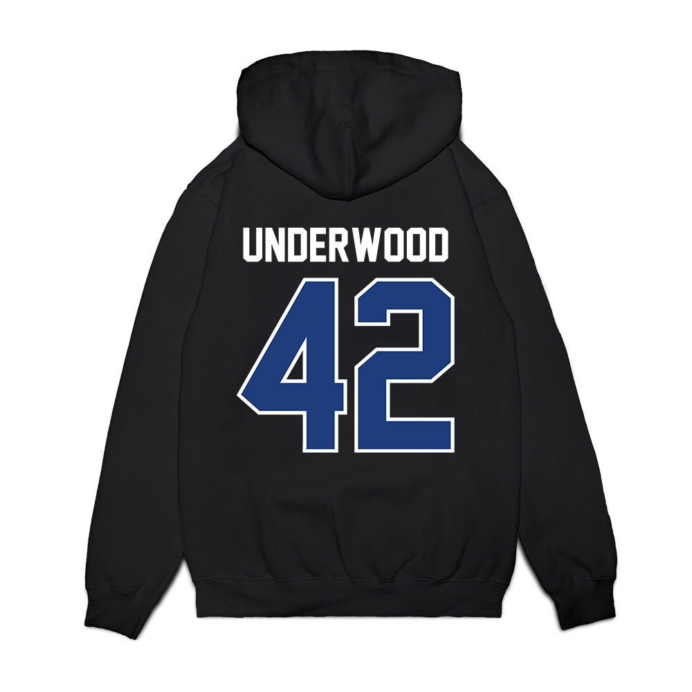 Florida - NCAA Football : Rocco Underwood - Vintage Helmet Premium Hooded Sweatshirt-1
