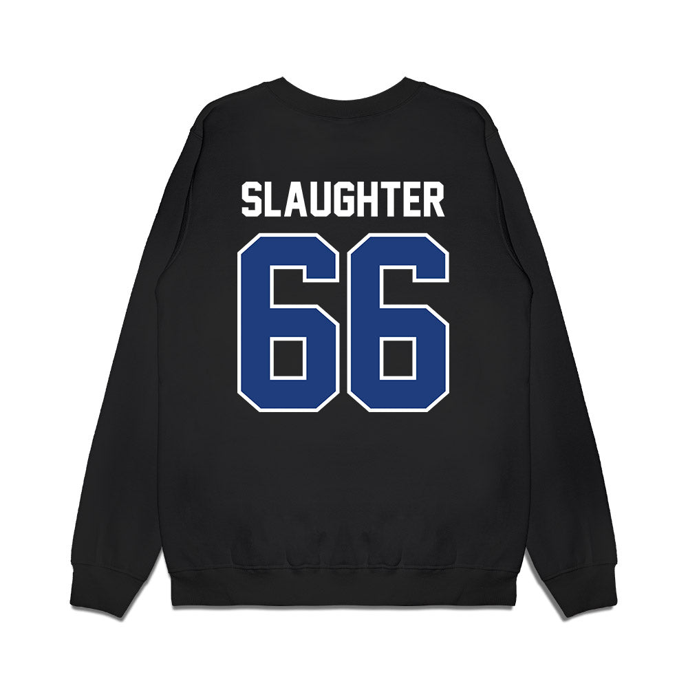 Florida - NCAA Football : Jake Slaughter - Vintage Helmet Premium Crewneck Sweatshirt-1