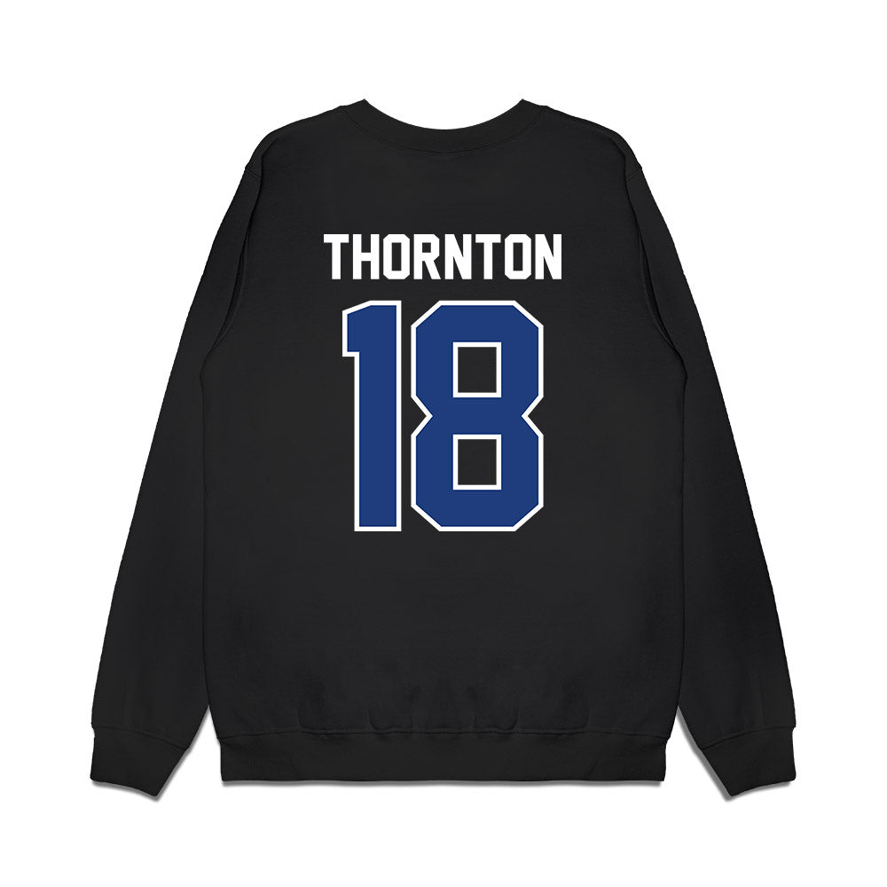 Florida - NCAA Football : Bryce Thornton - Vintage Helmet Premium Crewneck Sweatshirt-1