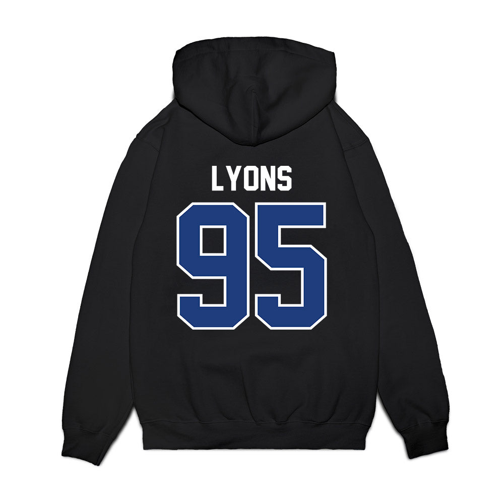 Florida - NCAA Football : Jamari Lyons - Vintage Helmet Premium Hooded Sweatshirt-1