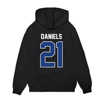 Florida - NCAA Football : KD Daniels - Vintage Helmet Premium Hooded Sweatshirt-1