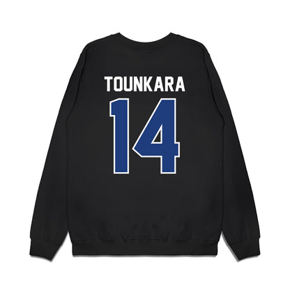 Florida - NCAA Football : Muizz Tounkara - Vintage Helmet Premium Crewneck Sweatshirt-1