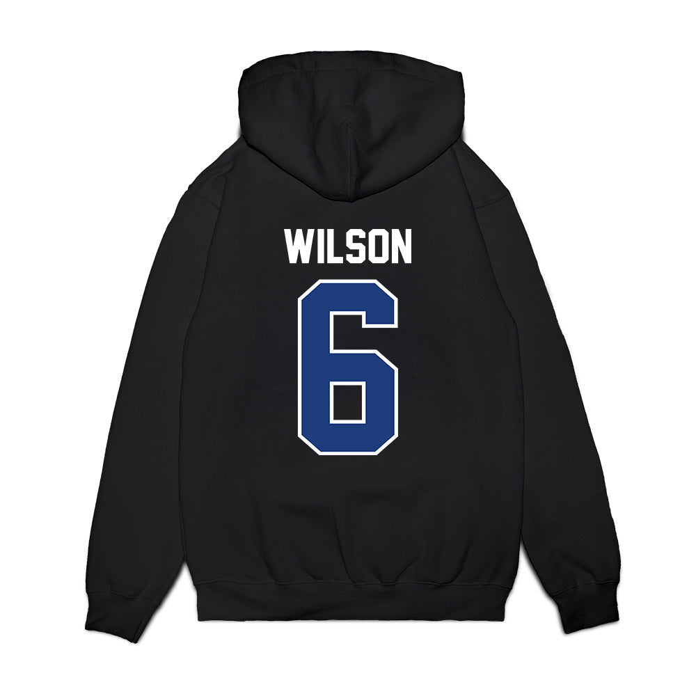 Florida - NCAA Football : Dallas Wilson - Vintage Helmet Premium Hooded Sweatshirt-1
