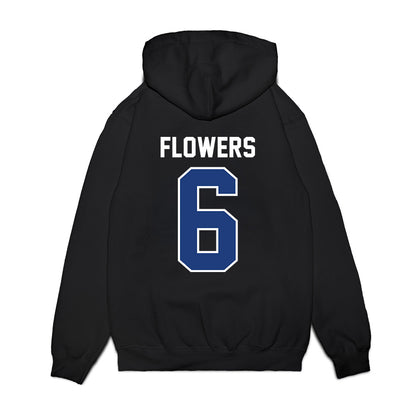 Florida - NCAA Football : Jvari Flowers - Vintage Helmet Premium Hooded Sweatshirt-1