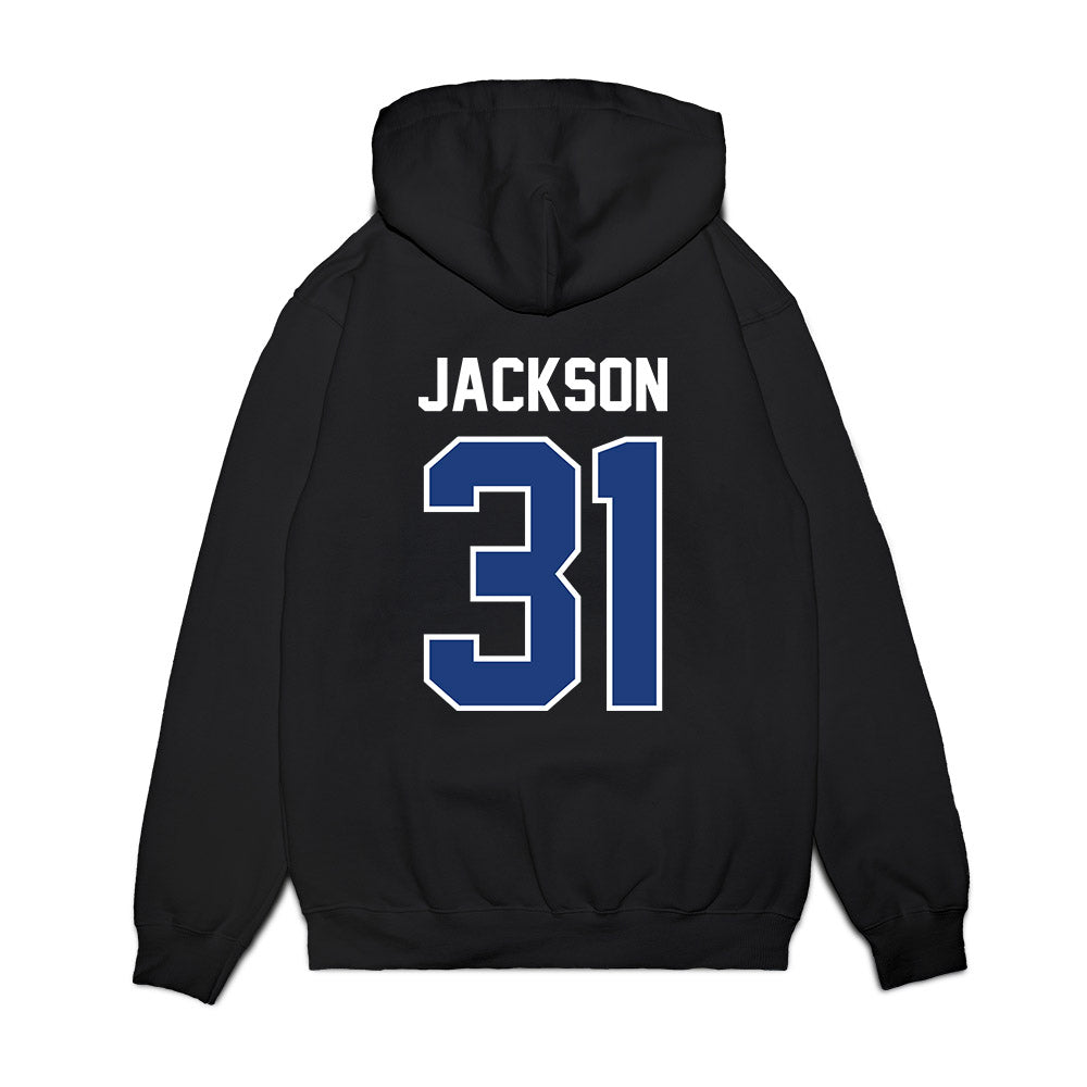 Florida - NCAA Football : Evan Jackson - Vintage Helmet Premium Hooded Sweatshirt-1