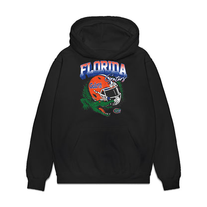 Florida - NCAA Football : Tarvorise Brown - Vintage Helmet Premium Hooded Sweatshirt-0