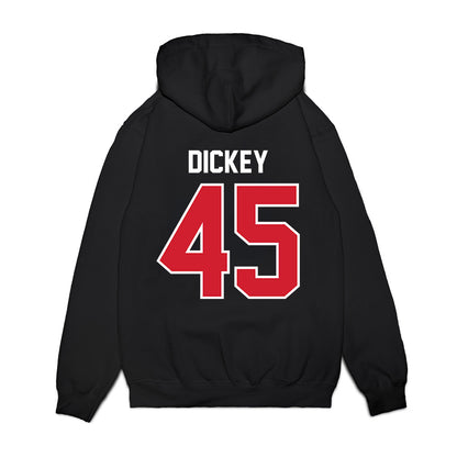 Nebraska - NCAA Football : Izaac Dickey - Vintage Helmet Premium Hooded Sweatshirt-1