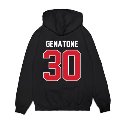 Nebraska - NCAA Football : Vincent Genatone - Vintage Helmet Premium Hooded Sweatshirt-1