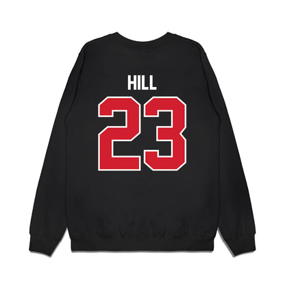 Nebraska - NCAA Football : Blye Hill - Vintage Helmet Premium Crewneck Sweatshirt-1