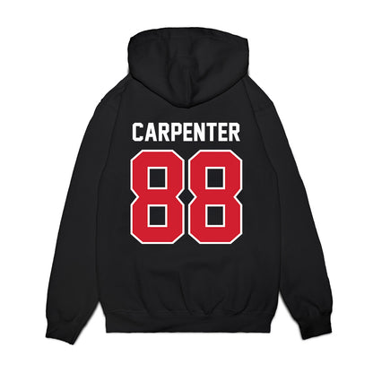 Nebraska - NCAA Football : Jackson Carpenter - Vintage Helmet Premium Hooded Sweatshirt-1