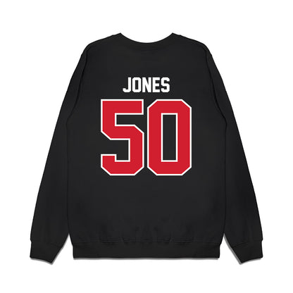 Nebraska - NCAA Football : Christian Jones - Vintage Helmet Premium Crewneck Sweatshirt-1