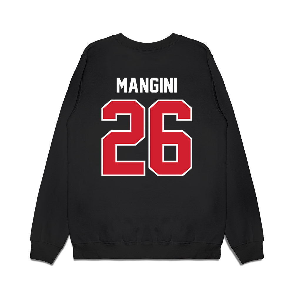Nebraska - NCAA Football : Roman Mangini - Vintage Helmet Premium Crewneck Sweatshirt-1