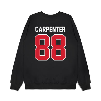 Nebraska - NCAA Football : Jackson Carpenter - Vintage Helmet Premium Crewneck Sweatshirt-1