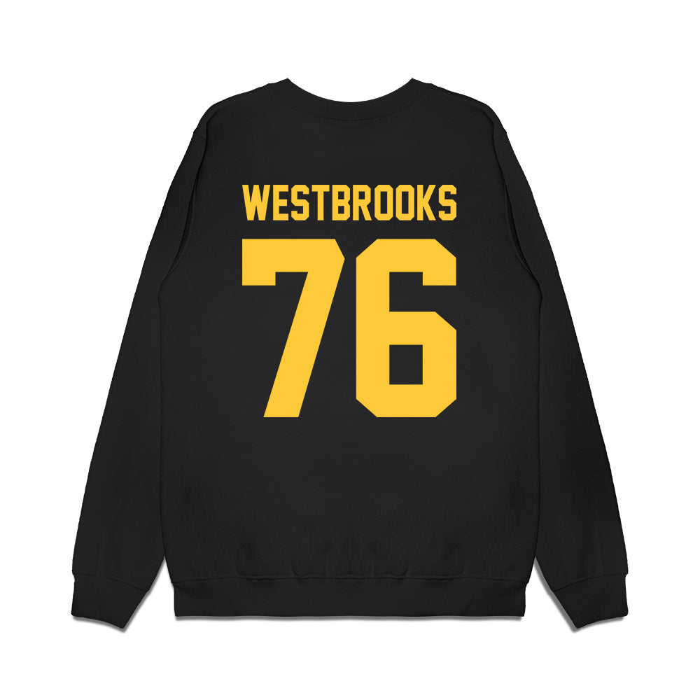 Arizona State - NCAA Football : Rashad Westbrooks - Vintage Helmet Premium Crewneck Sweatshirt-1