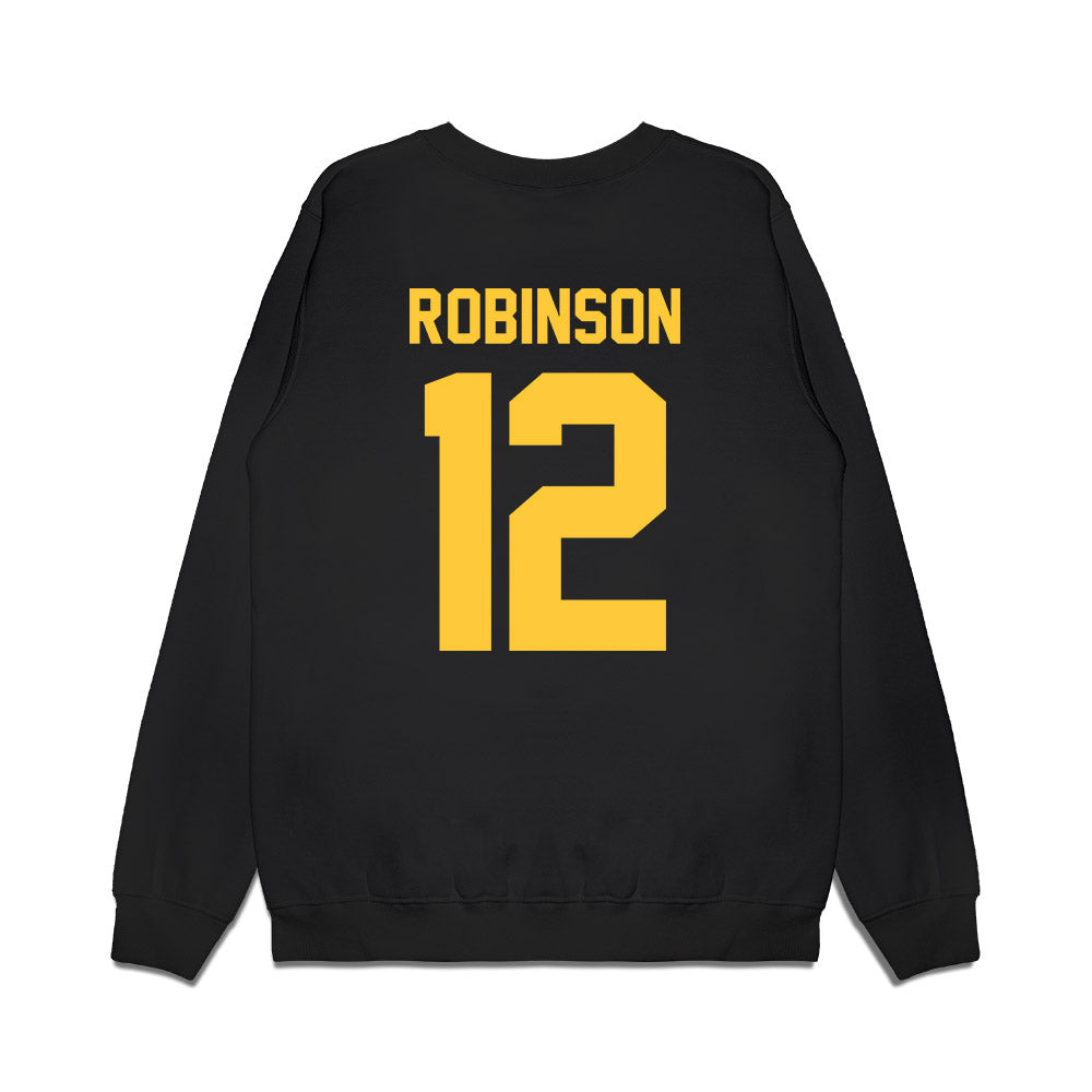 Arizona State - NCAA Football : Javan Robinson - Vintage Helmet Premium Crewneck Sweatshirt-1