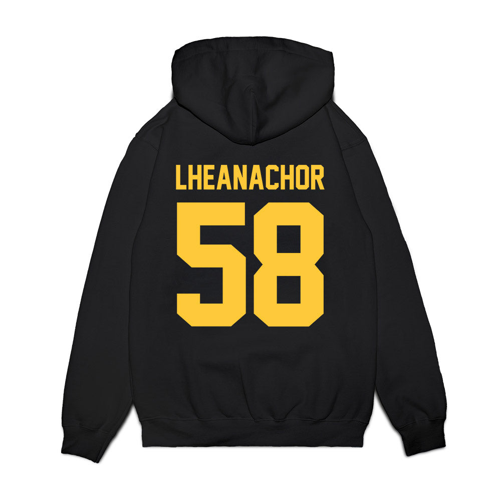 Arizona State - NCAA Football : Maxwell Lheanachor - Vintage Helmet Premium Hooded Sweatshirt-1