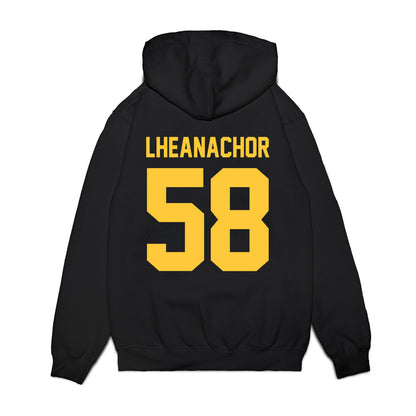 Arizona State - NCAA Football : Maxwell Lheanachor - Vintage Helmet Premium Hooded Sweatshirt-1
