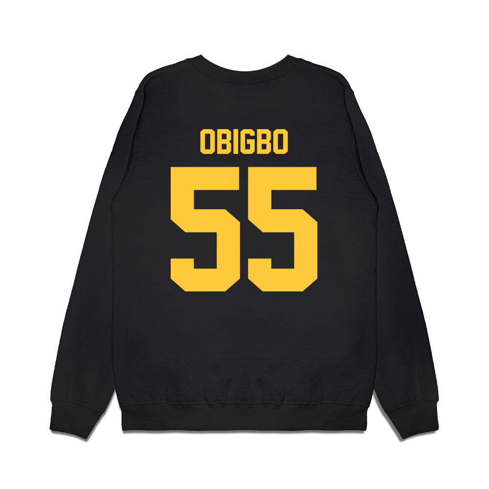 Arizona State - NCAA Football : Jimeto Obigbo - Vintage Helmet Premium Crewneck Sweatshirt-1
