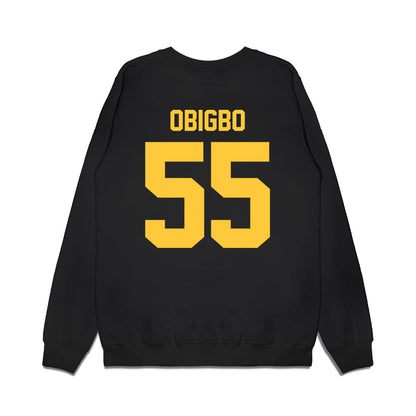 Arizona State - NCAA Football : Jimeto Obigbo - Vintage Helmet Premium Crewneck Sweatshirt-1