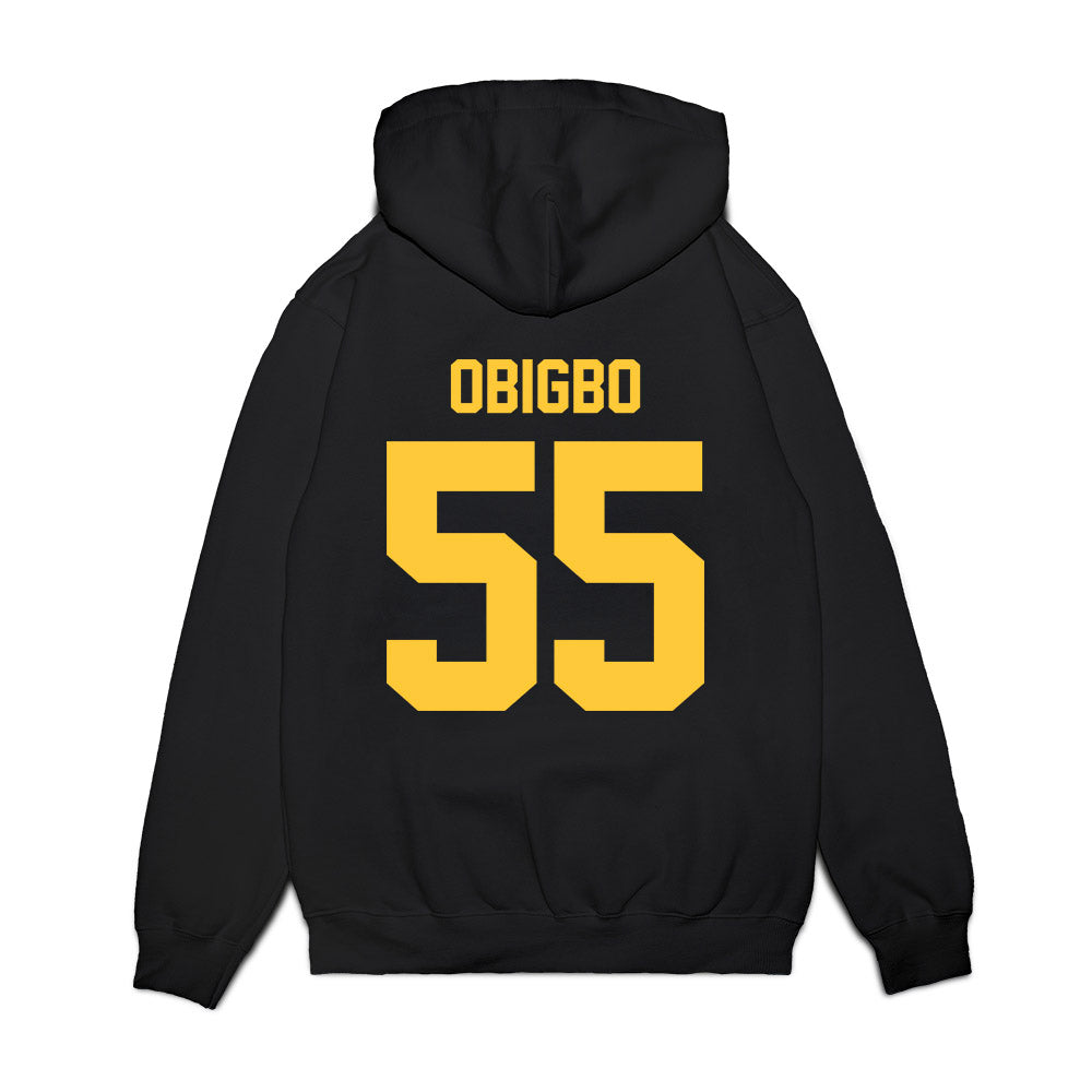 Arizona State - NCAA Football : Jimeto Obigbo - Vintage Helmet Premium Hooded Sweatshirt-1