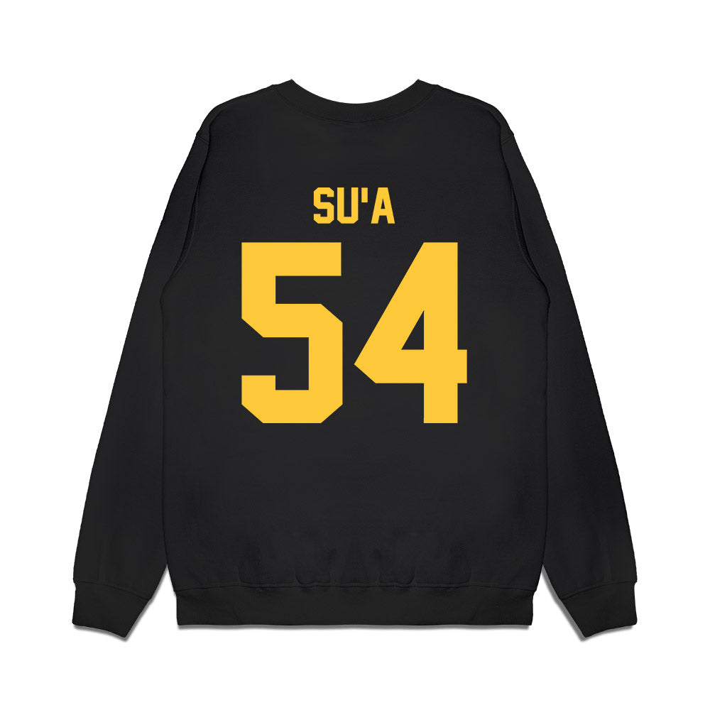 Arizona State - NCAA Football : Joey Su'a - Vintage Helmet Premium Crewneck Sweatshirt-1