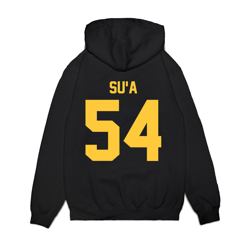 Arizona State - NCAA Football : Joey Su'a - Vintage Helmet Premium Hooded Sweatshirt-1
