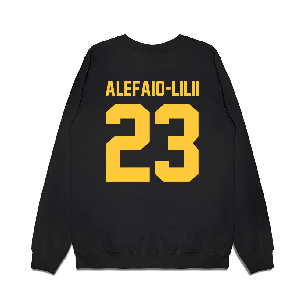 Arizona State - NCAA Football : Benjamin Alefaio-Lilii - Vintage Helmet Premium Crewneck Sweatshirt-1