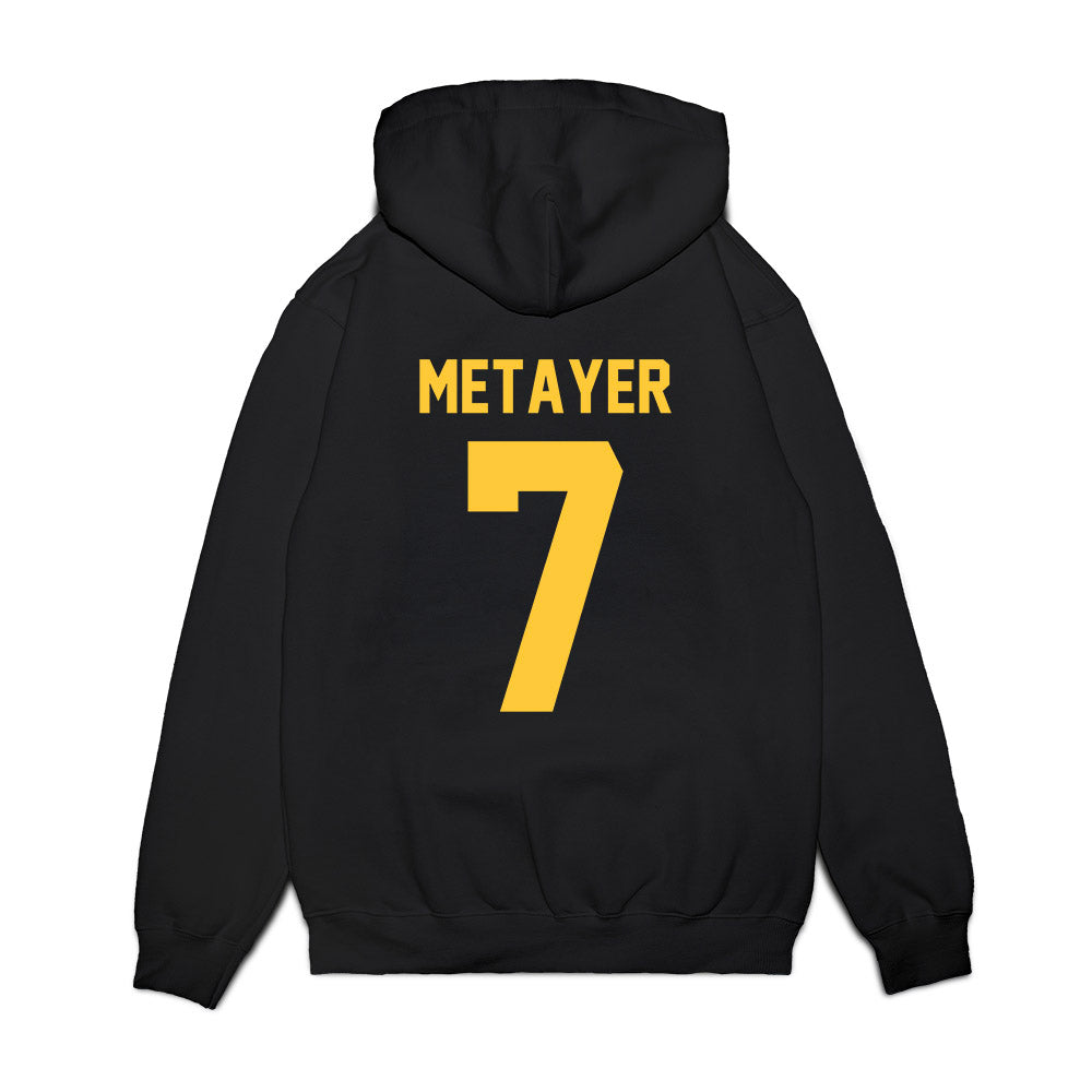 Arizona State - NCAA Football : Chamon Metayer - Vintage Helmet Premium Hooded Sweatshirt-1