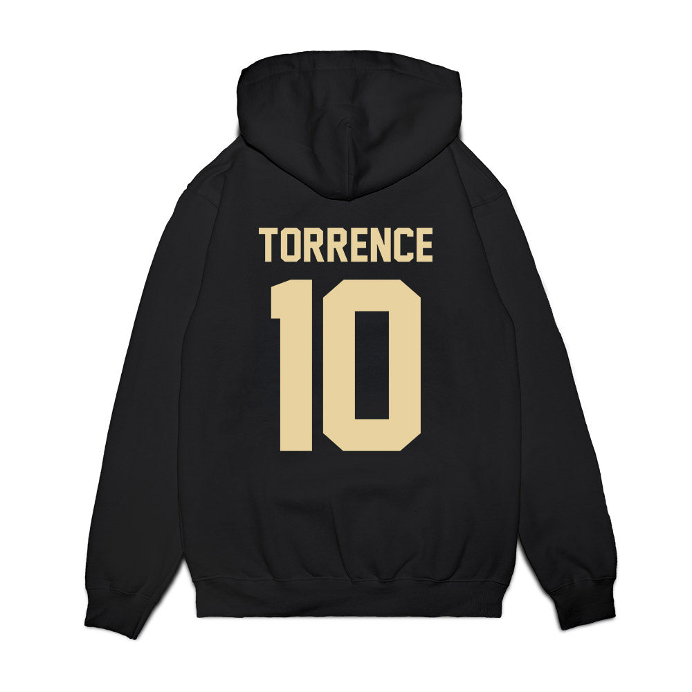 Boston College - NCAA Football : Syair Torrence - Vintage Helmet Premium Hooded Sweatshirt-1