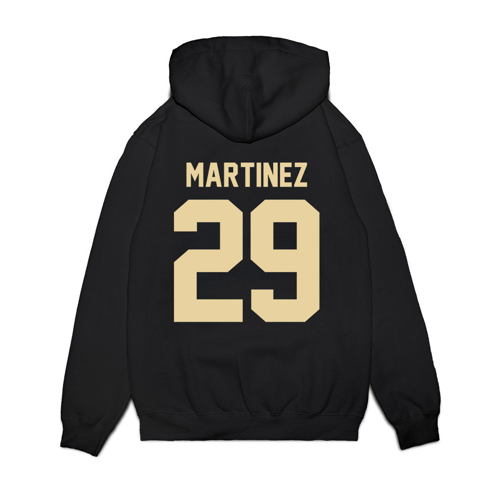 Boston College - NCAA Football : Cameron Martinez - Vintage Helmet Premium Hooded Sweatshirt-1