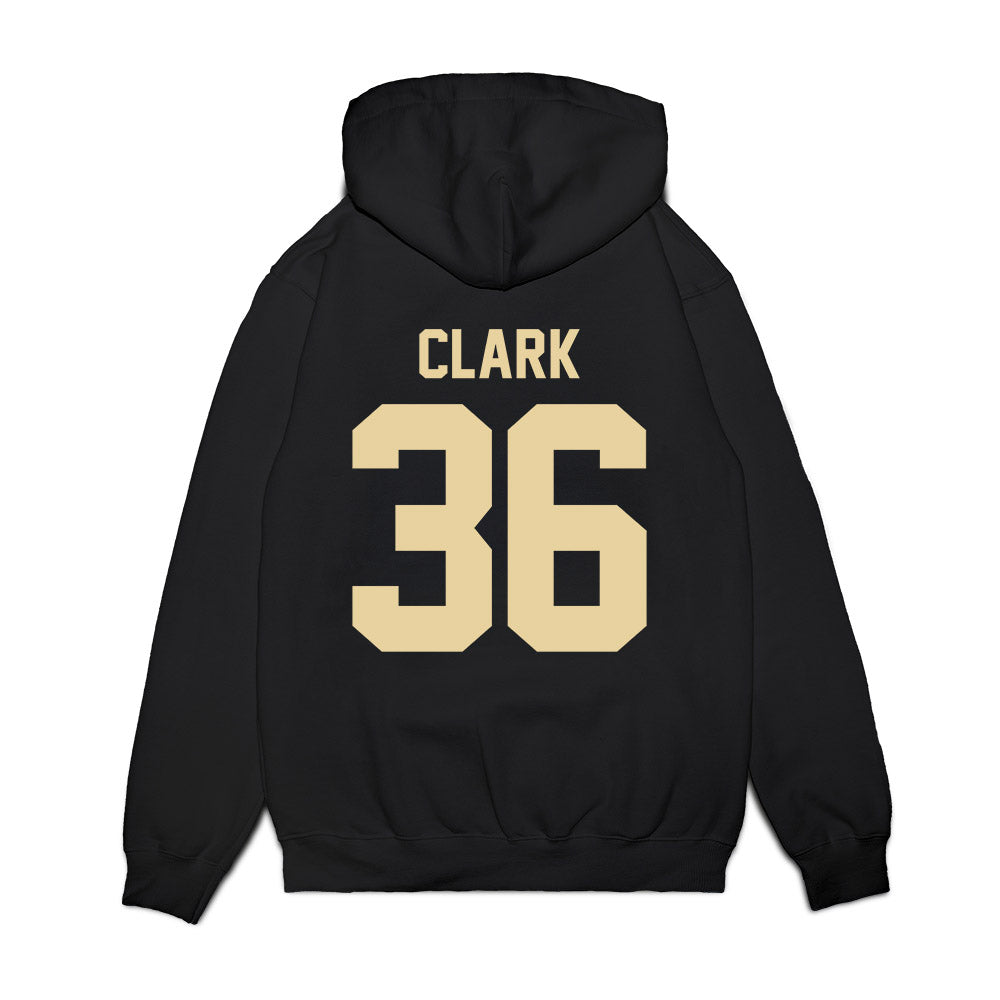 Boston College - NCAA Football : Hunter Clark - Vintage Helmet Premium Hooded Sweatshirt-1