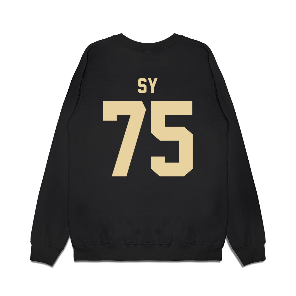 Boston College - NCAA Football : Pape Sy - Vintage Helmet Premium Crewneck Sweatshirt-1