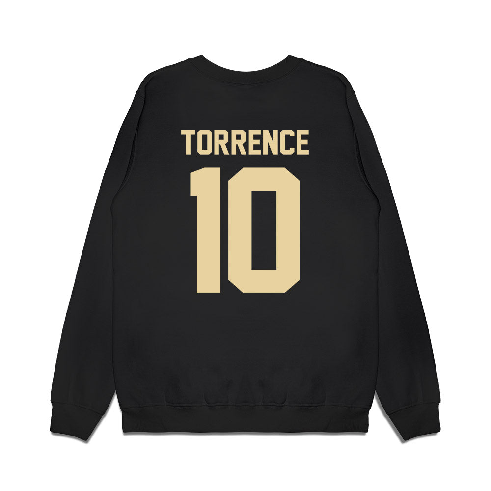 Boston College - NCAA Football : Syair Torrence - Vintage Helmet Premium Crewneck Sweatshirt-1