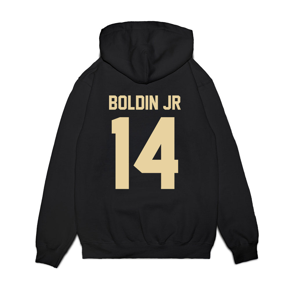 Boston College - NCAA Football : Nedrick Boldin Jr - Vintage Helmet Premium Hooded Sweatshirt-1