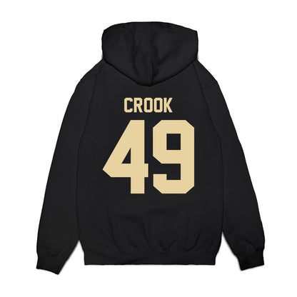 Boston College - NCAA Football : Cooper Crook - Vintage Helmet Premium Hooded Sweatshirt-1