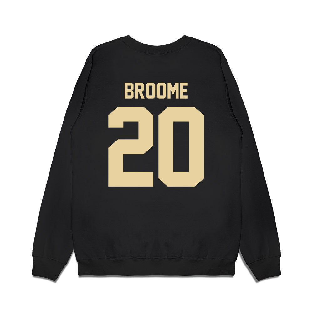 Boston College - NCAA Football : Alex Broome - Vintage Helmet Premium Crewneck Sweatshirt-1