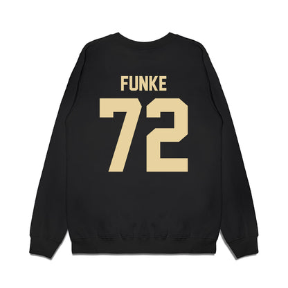 Boston College - NCAA Football : Jack Funke - Vintage Helmet Premium Crewneck Sweatshirt-1